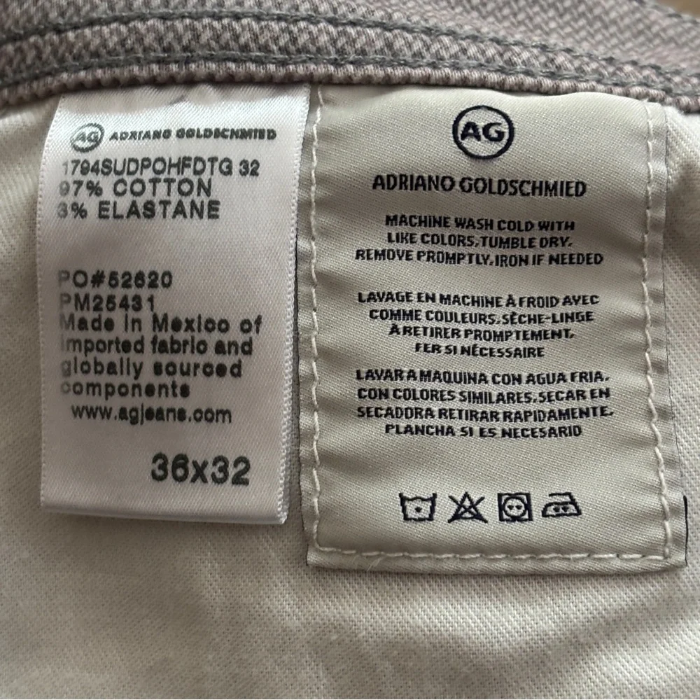 Ag Adriano Goldschmied Men's Everett Slim Straight Bi-Stretch Jeans - 36x32